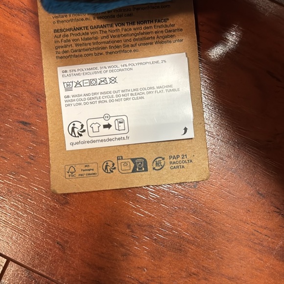 The North Face Men's Hike Socks - Black and Blue - Picture 3 of 4